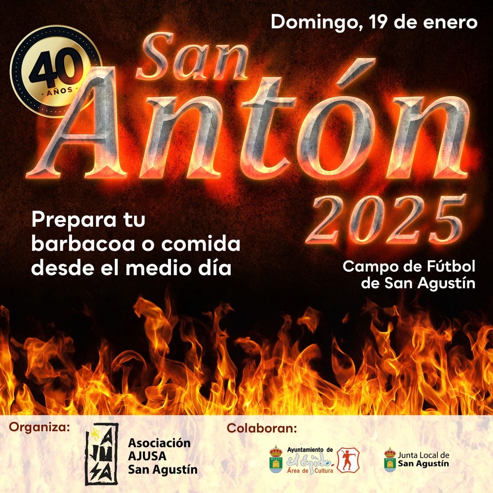 Las tradicionales hogueras de San Antón iluminarán y darán calor a las noches del sábado y el domingo en Santa María del Águila y San Agustín