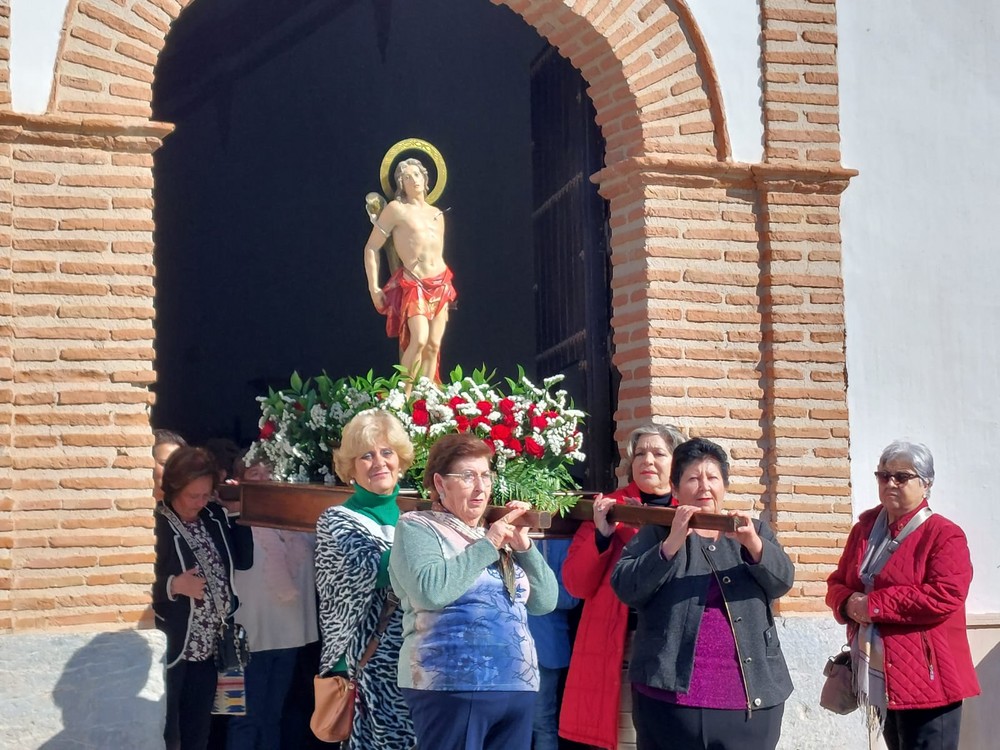 El barrio de la Ermita de Adra celebra su fiestas en honor a San Sebastián
