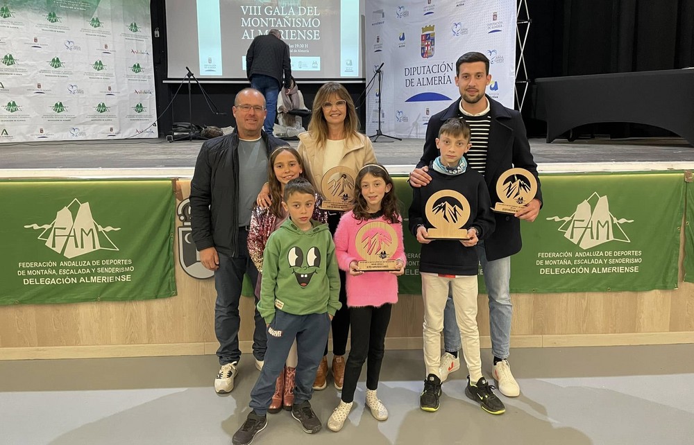 El Club Berjanatura y sus jóvenes promesas, protagonistas en la VIII Gala del Montañismo Almeriense