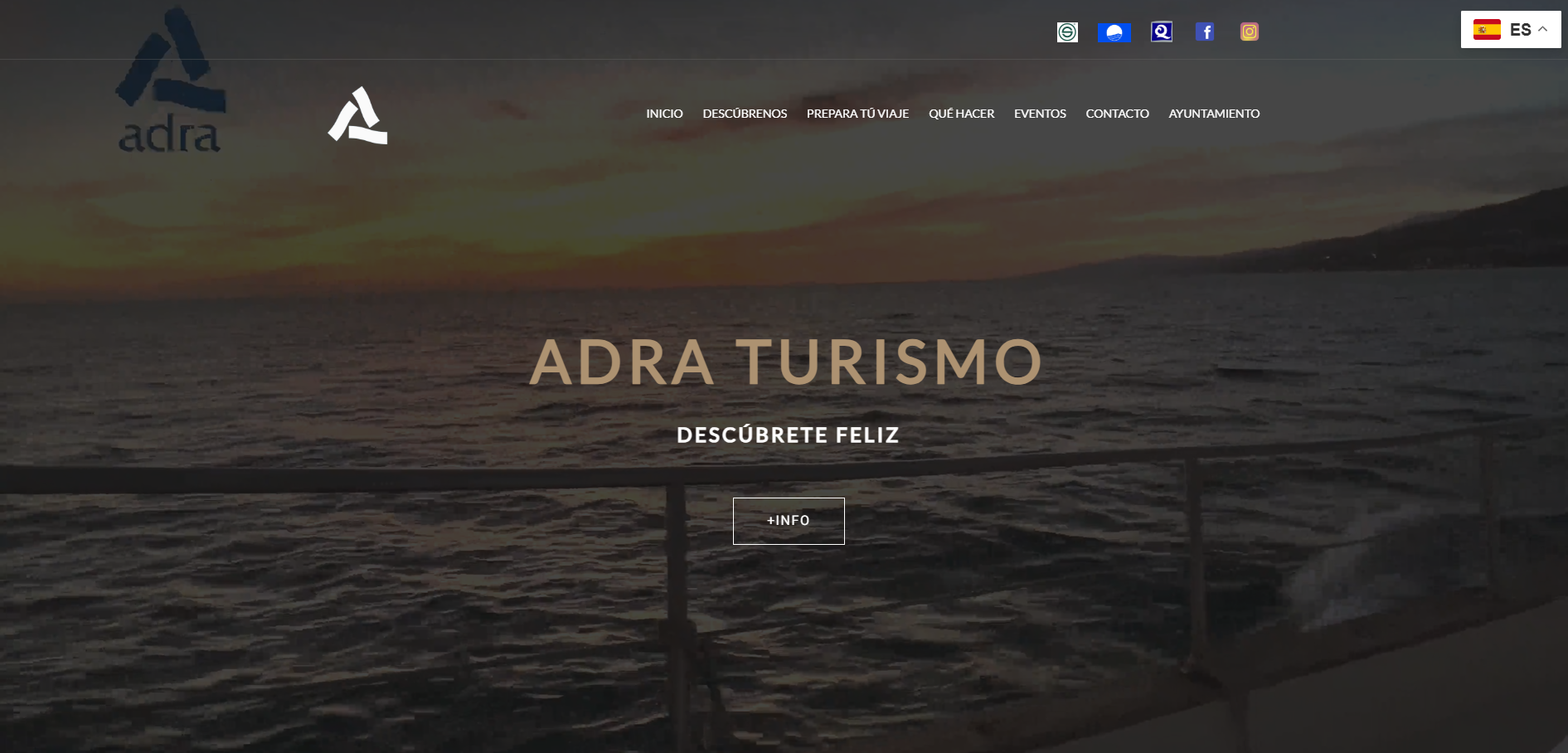 El Ayuntamiento de Adra avanza en su estrategia de promoción turística estrenando nueva web