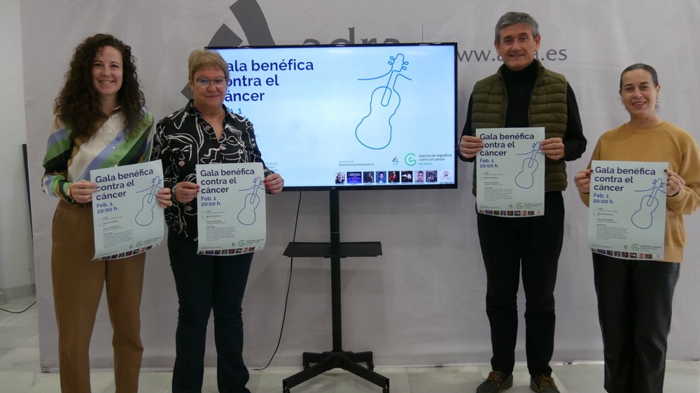 La Asociación Española contra el Cáncer celebra una gala benéfica en Adra el 1 de febrero