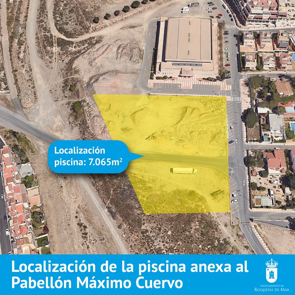 El Ayuntamiento saca a licitación el proyecto para la construcción de un gimnasio y una piscina cubierta en Aguadulce