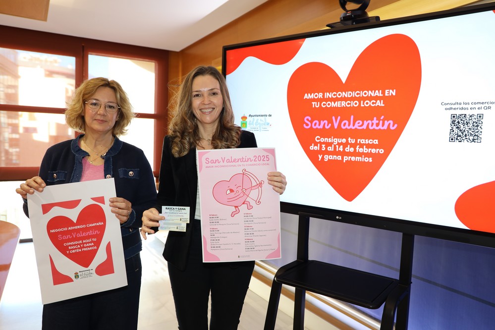 El Ejido impulsa la campaña de apoyo ‘Amor incondicional por el comercio local’ para fomentar las compras por San Valentín