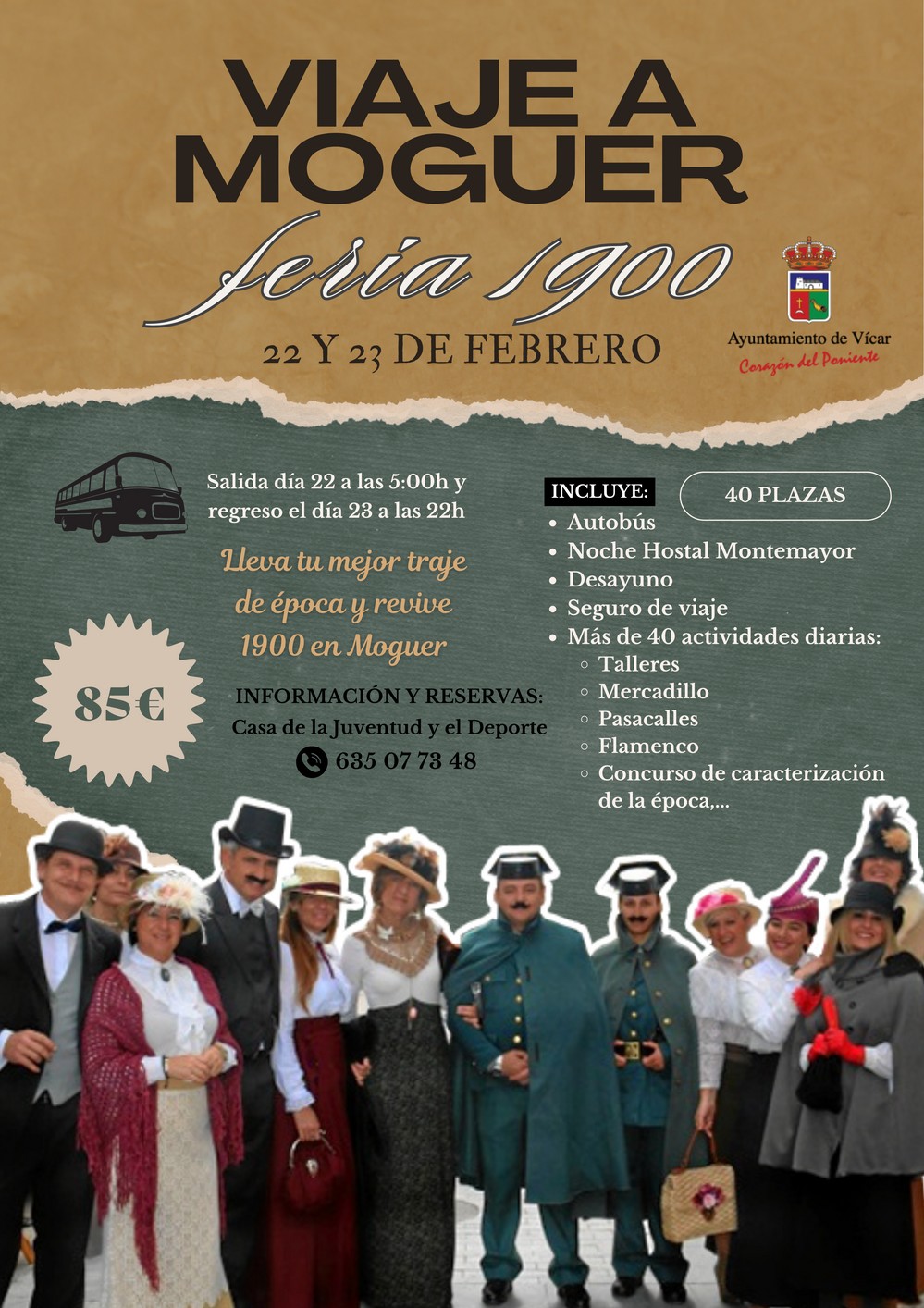 El viaje cultural ‘Moguer 1900’ celebra su segunda edición