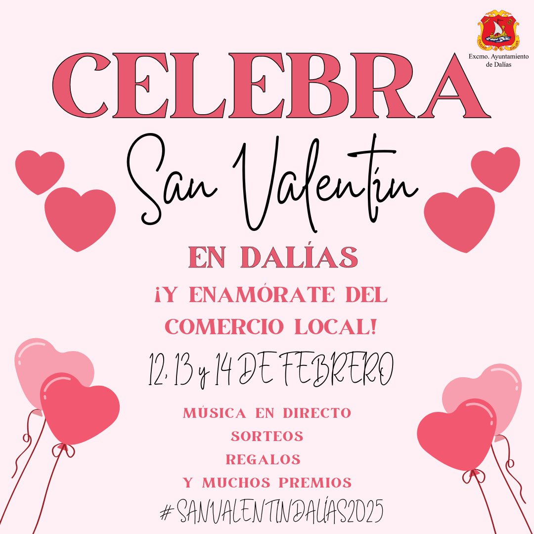 Música, sorteos y regalos para celebrar San Valentín en Dalías