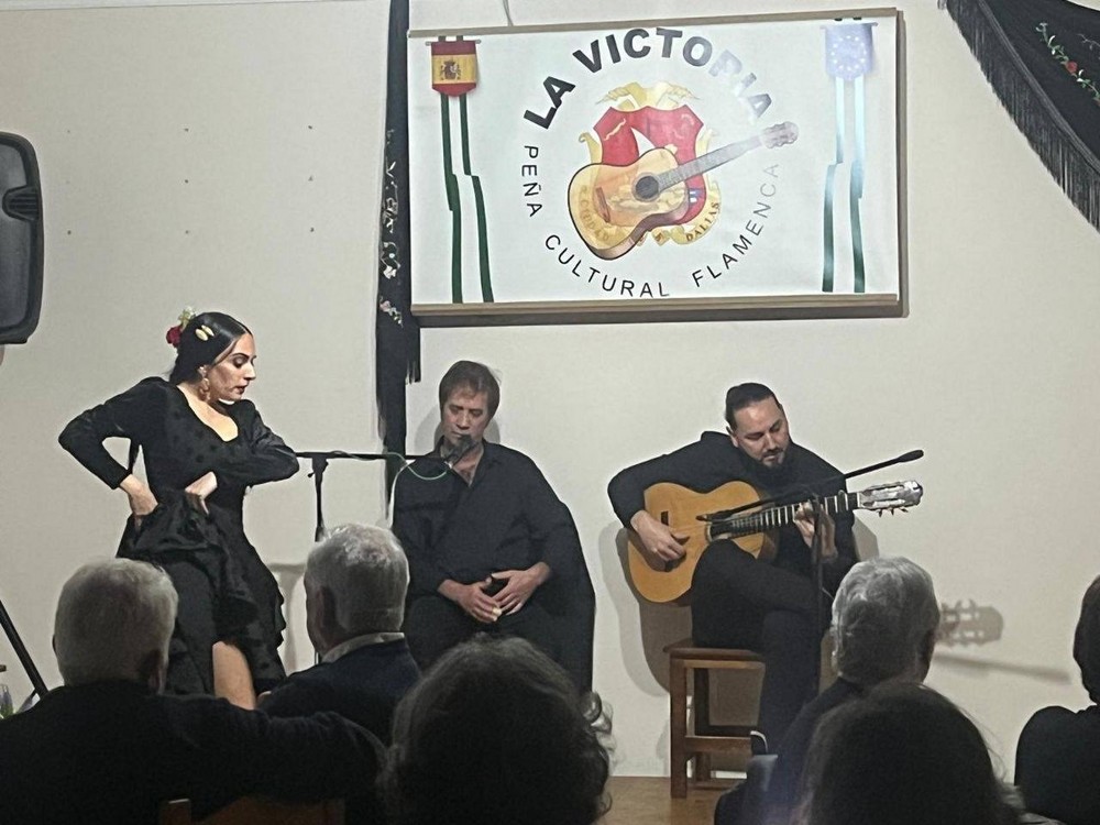 Éxito durante la velada flamenca en Dalías con la Peña Flamenca La Victoria