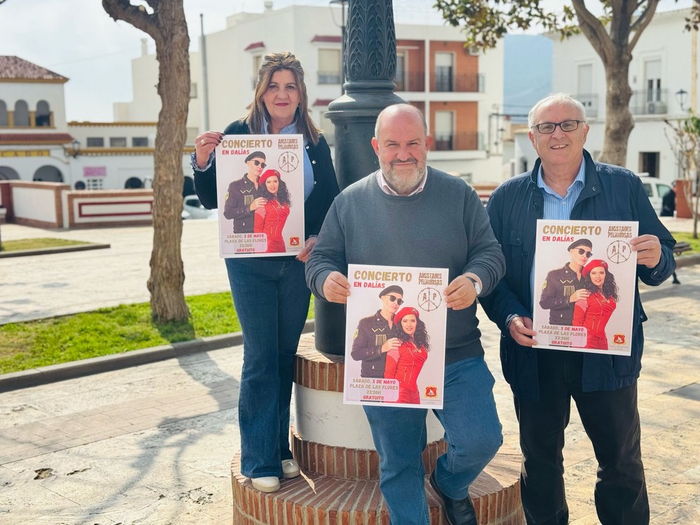 Amistades Peligrosas llega a Dalías el 3 de mayo con un concierto gratuito