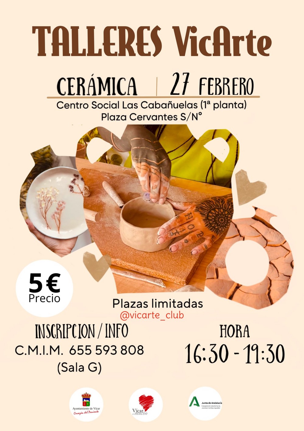 El Ayuntamiento presenta VicArte, un nuevo ciclo de talleres basados en la creación artística