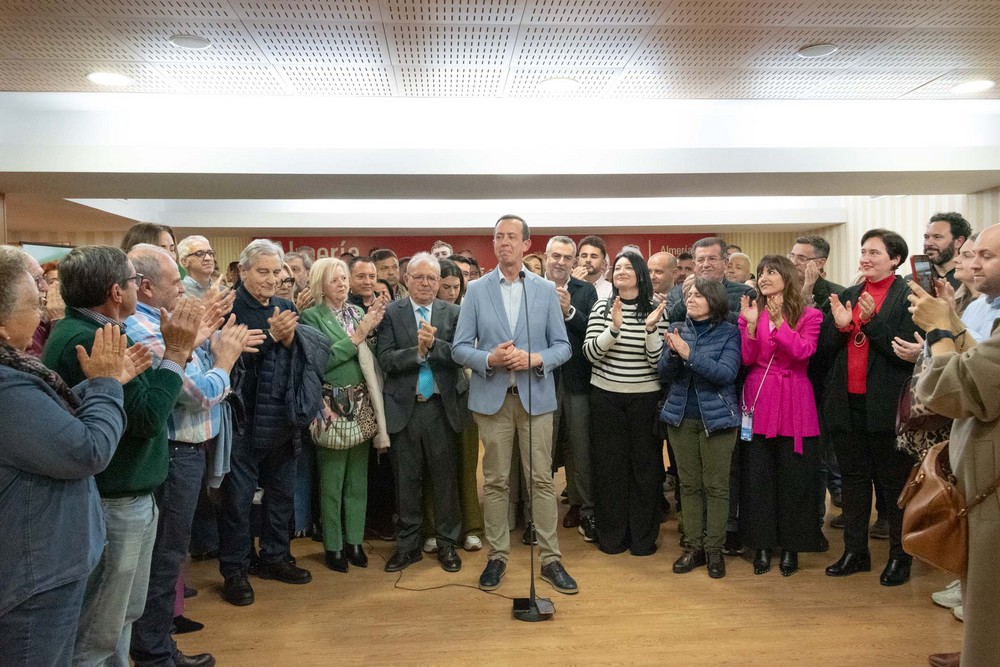 El ejidense José María Martín presenta su precandidatura a la Secretaría General del PSOE de Almería