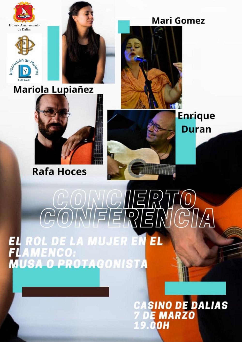 Dalías arranca la programación del Día de la Mujer con un concierto-conferencia sobre su papel en el flamenco
