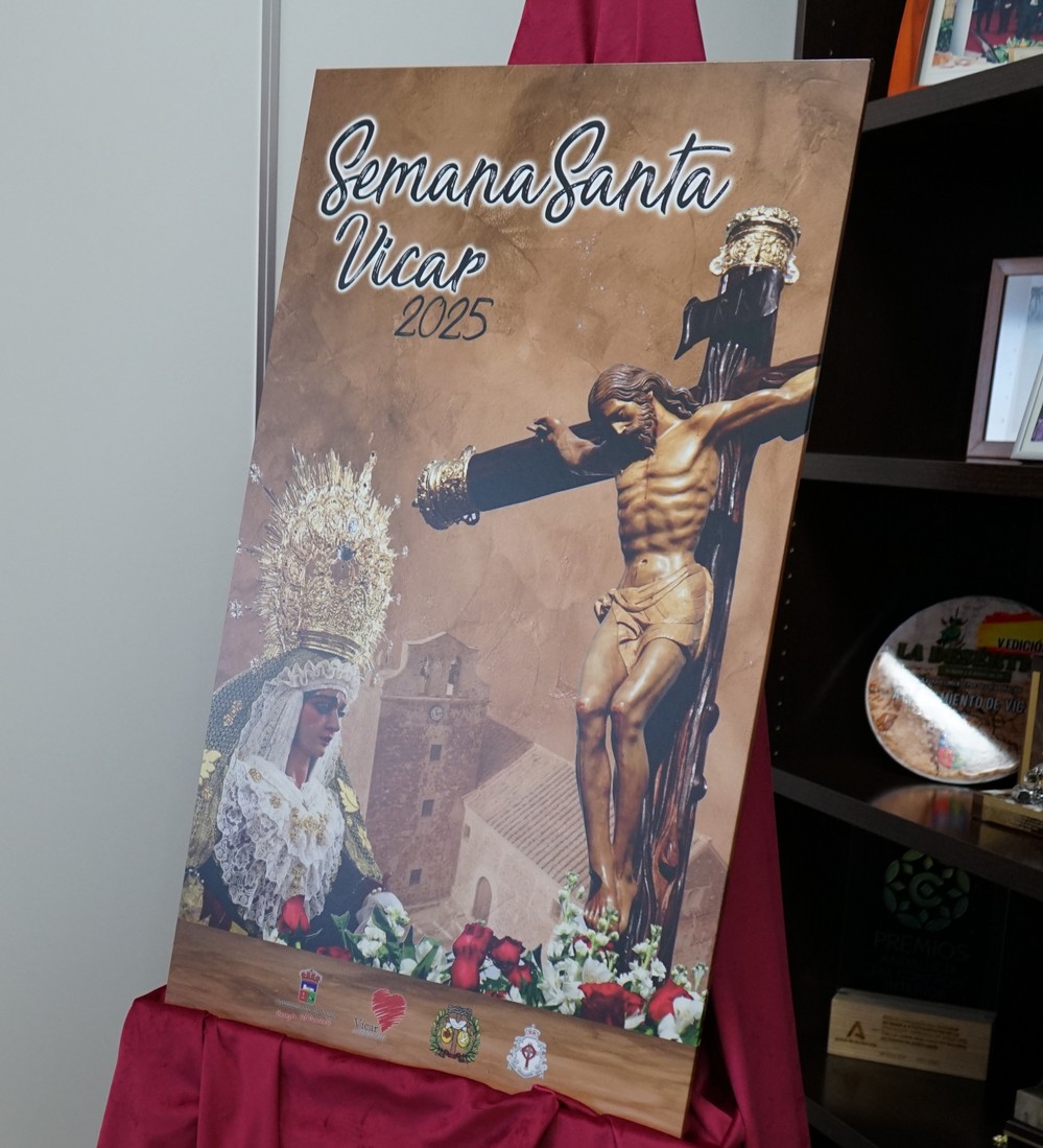Vícar da a conocer el cartel anunciador de Semana Santa 2025