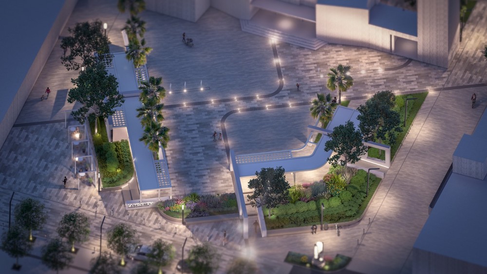 La Mojonera presenta el primer boceto de la nueva Plaza de la Constitución