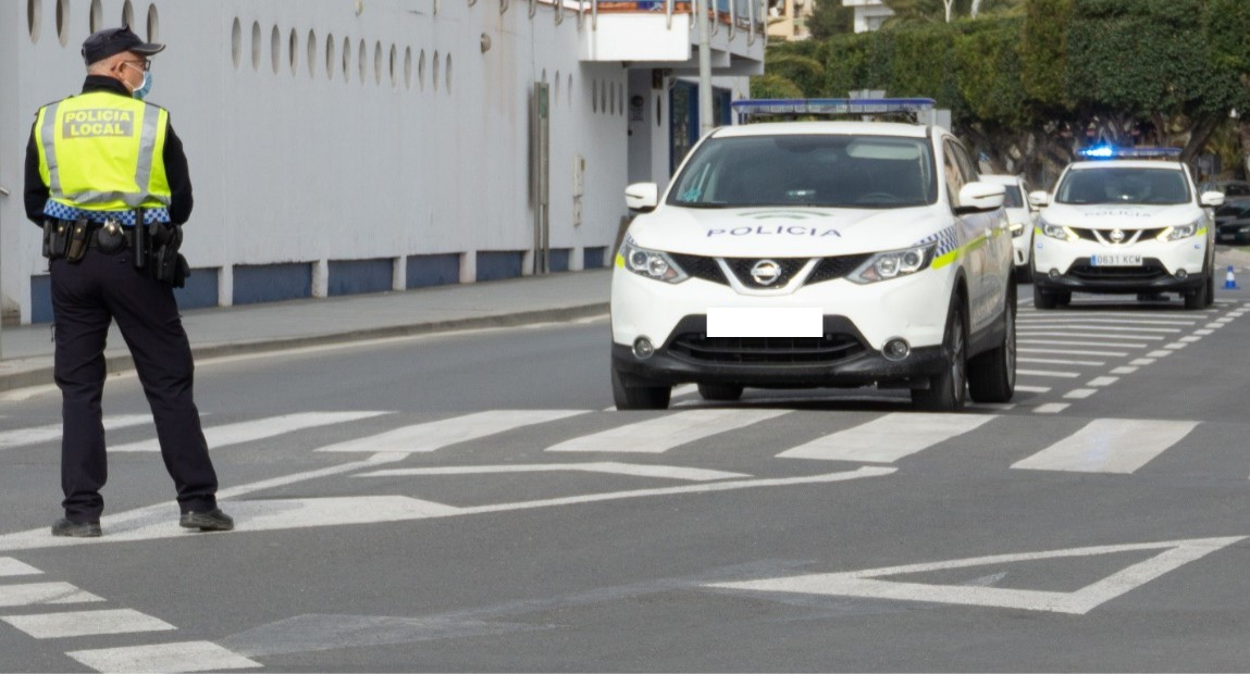 La Policía Local de Adra pone en marcha una campaña de vigilancia y control de velocidad hasta el 13 de abril