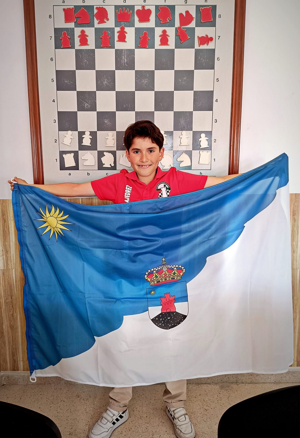 Ángel Sánchez, del Club Ajedrez Roquetas, campeón de Andalucía Sub-16