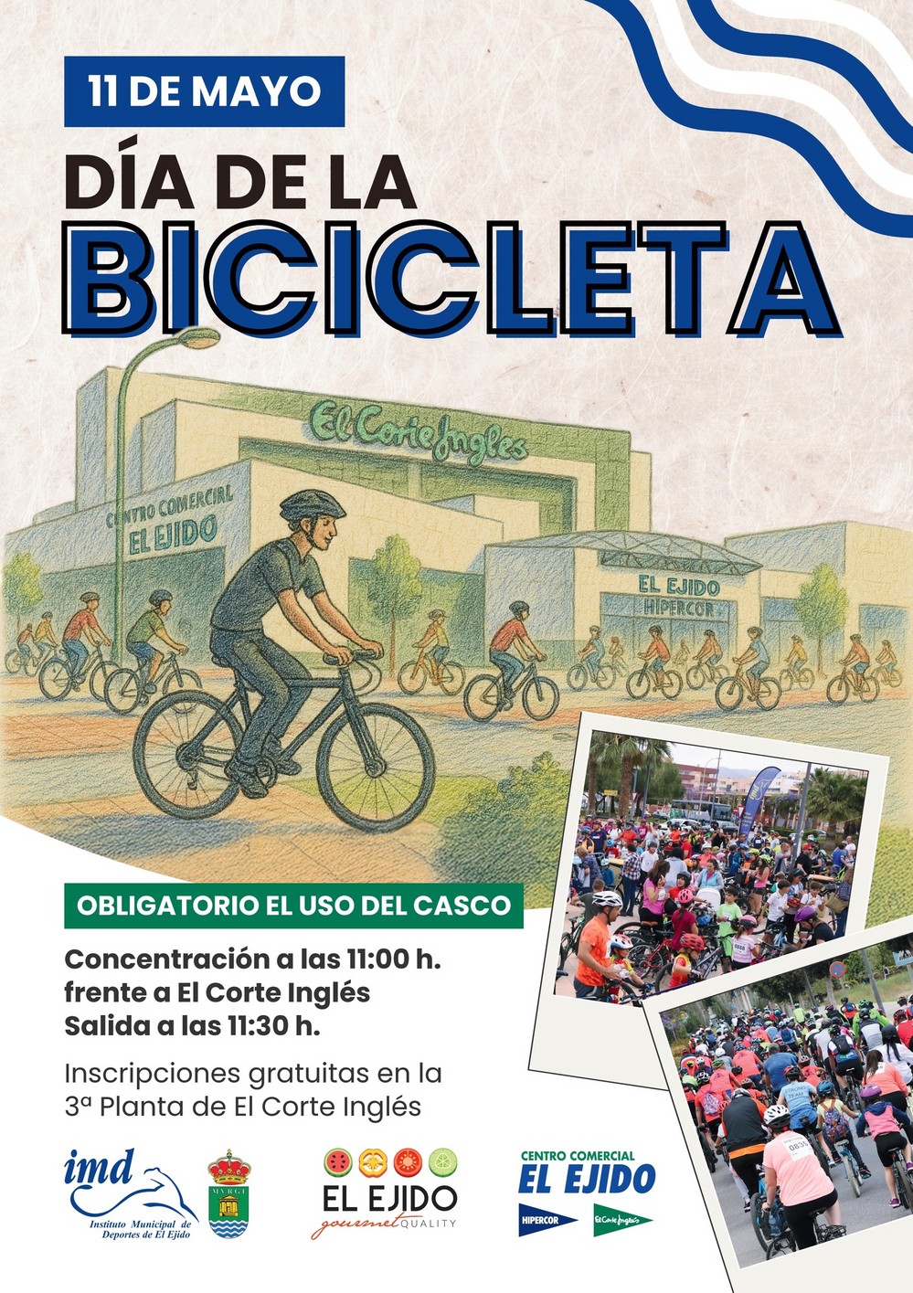 El 'Día de la bicicleta' se celebrará el 11 de mayo en El Ejido