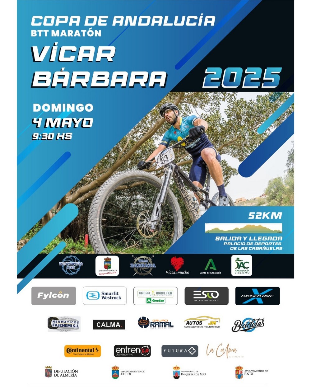Vícar Bárbara abrirá la temporada de las XCM Series Almería 2025