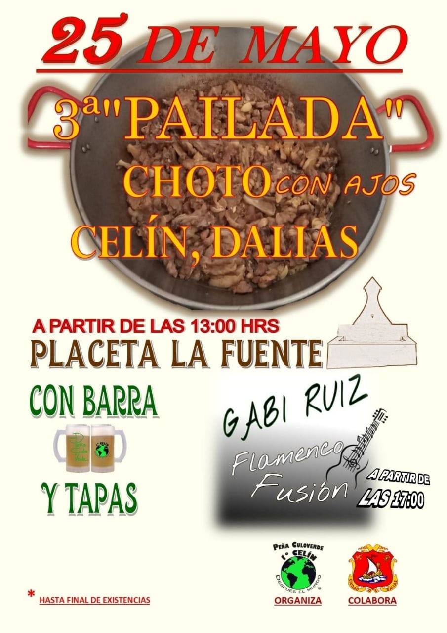 Celín celebra su tradicional "Pailada" organizada por la Peña Culo Verde