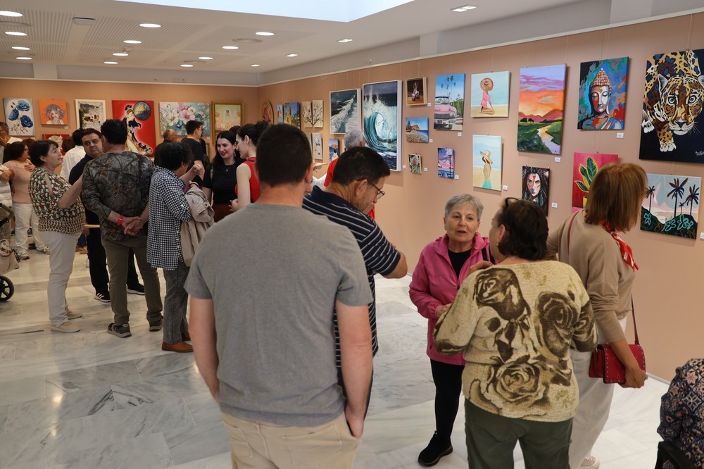 El Centro de Interpretación de la Cultura Mediterránea acoge la Exposición Colectiva de Pintura de los Cursos del Aula de Ocio