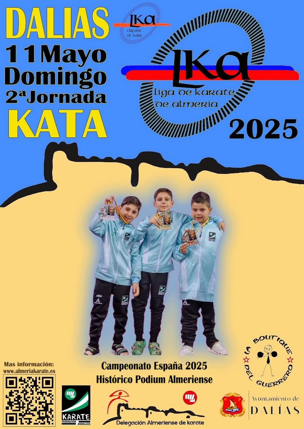 Dalías, capital provincial del kárate este domingo