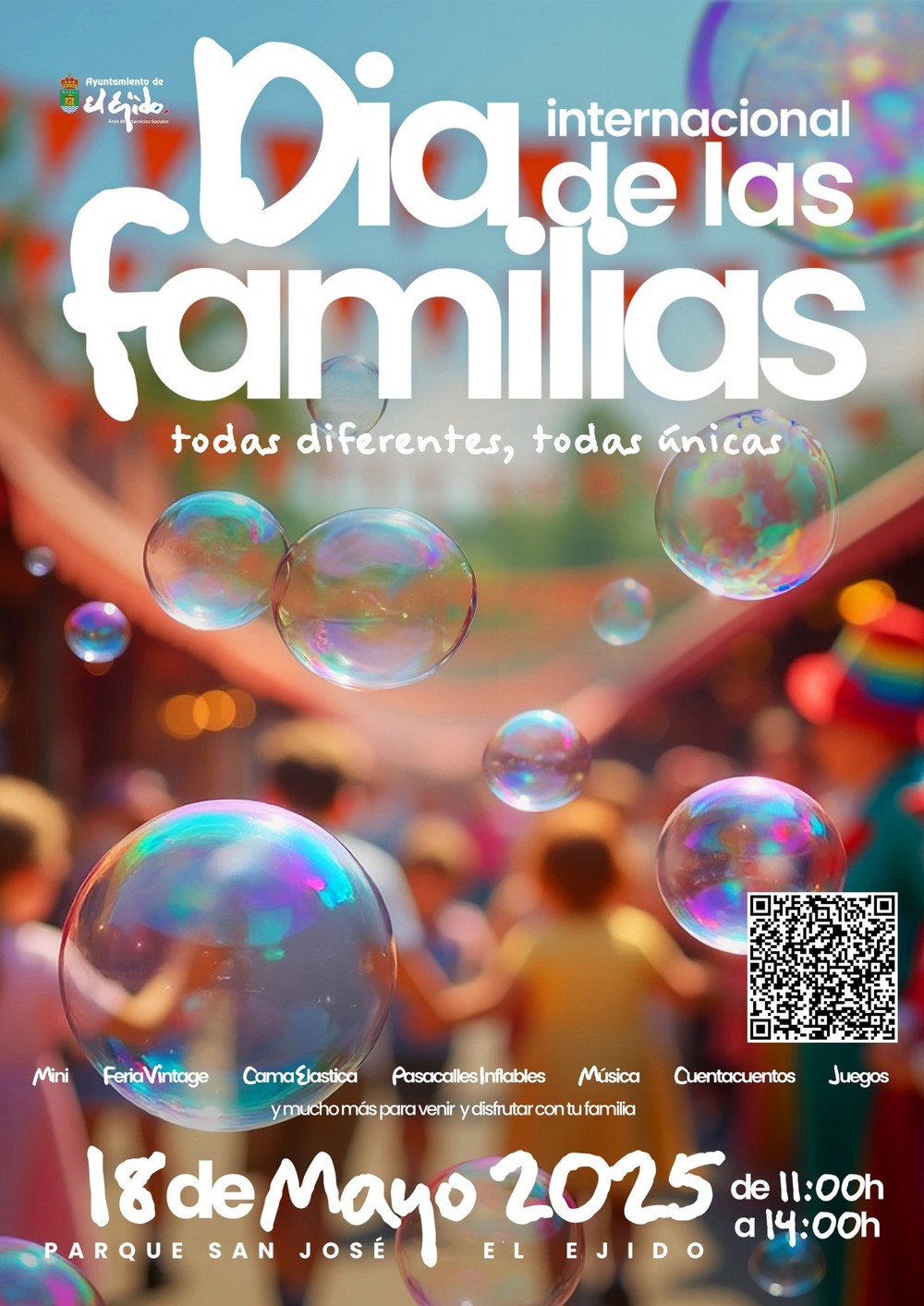 El Ejido celebra el Día Internacional de las Familias con una gran jornada lúdica