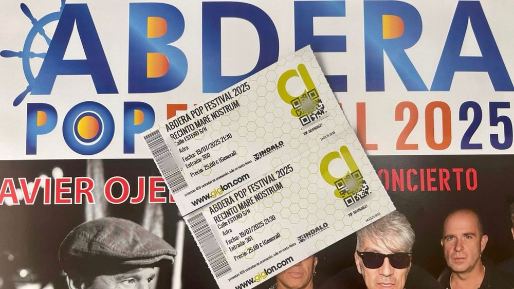 A la venta 400 entradas físicas del Abdera Pop Festival 2025 a un precio promocional
