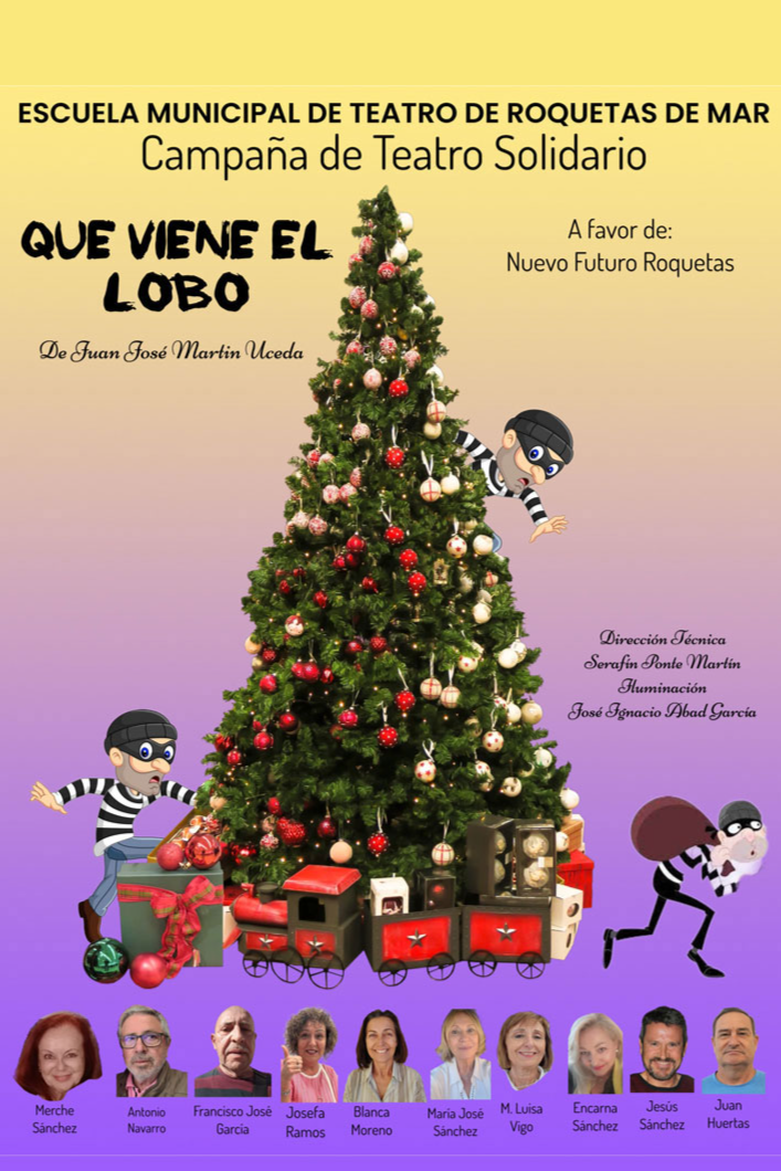 La Escuela Municipal de Teatro representa este viernes la obra ‘Que viene el lobo’ en el Auditorio de Roquetas