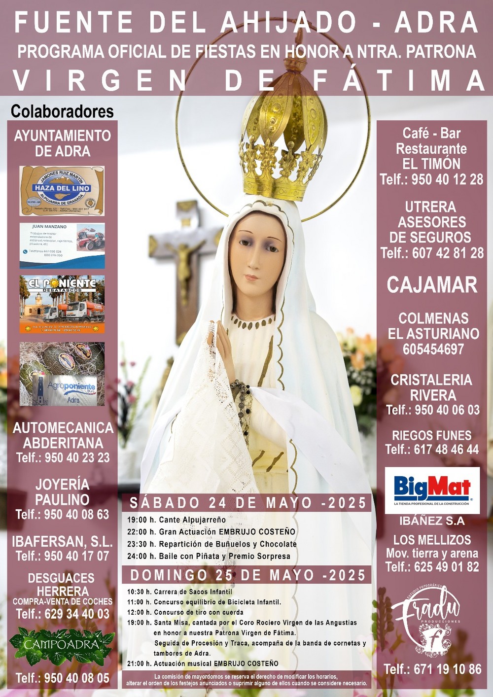 La pedanía abderitana de Fuente Ahijado celebra este fin de semana sus fiestas patronales