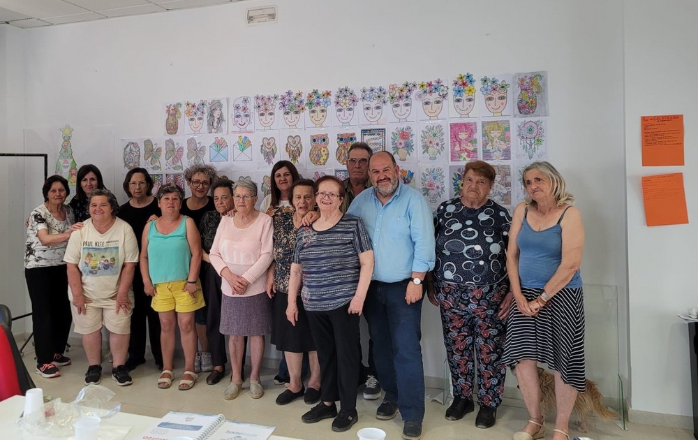 Los mayores de Dalías y Celín celebran la clausura de los Talleres de Envejecimiento Activo