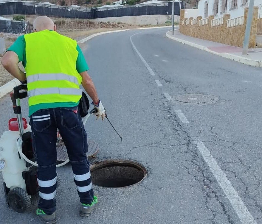 Finaliza la primera fase de desinfección en Dalías y Celín