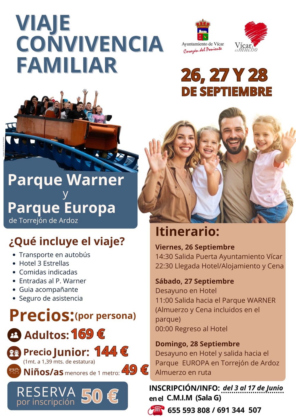 Las familias de Vícar se preparan para un nuevo viaje de convivencia