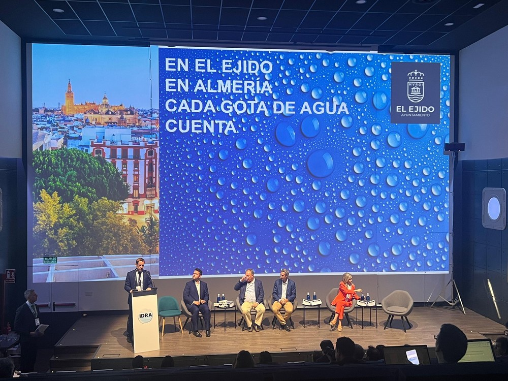 El Ejido participa en el Congreso Internacional organizado por IDRA para abordar soluciones resilientes para el agua