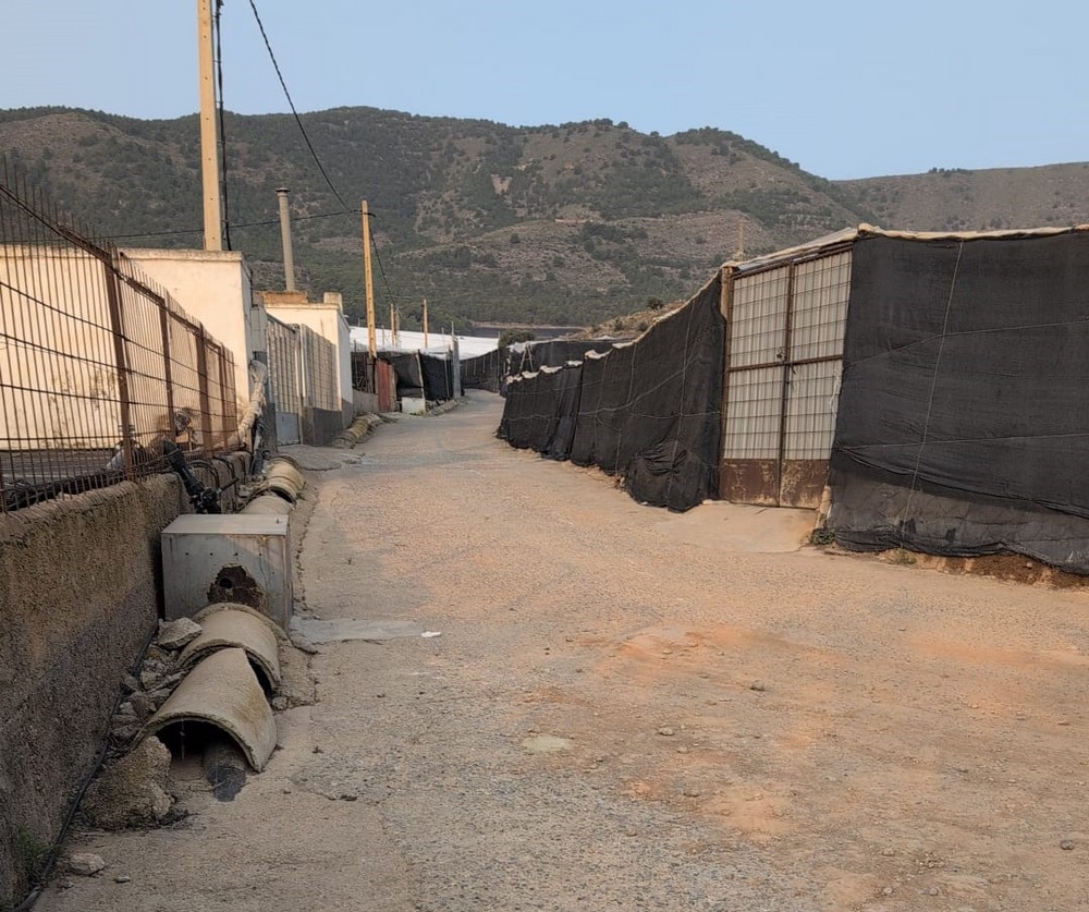 El Ayuntamiento de Dalías culmina la primera fase de recogida de pluviales en el paraje de Los Hornillos