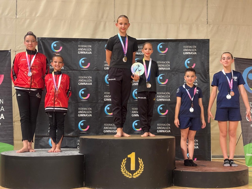 Acrobática El Ejido gana la Liga Andaluza en categoría Alevín Absoluto y arranca su participación en el Campeonato de España