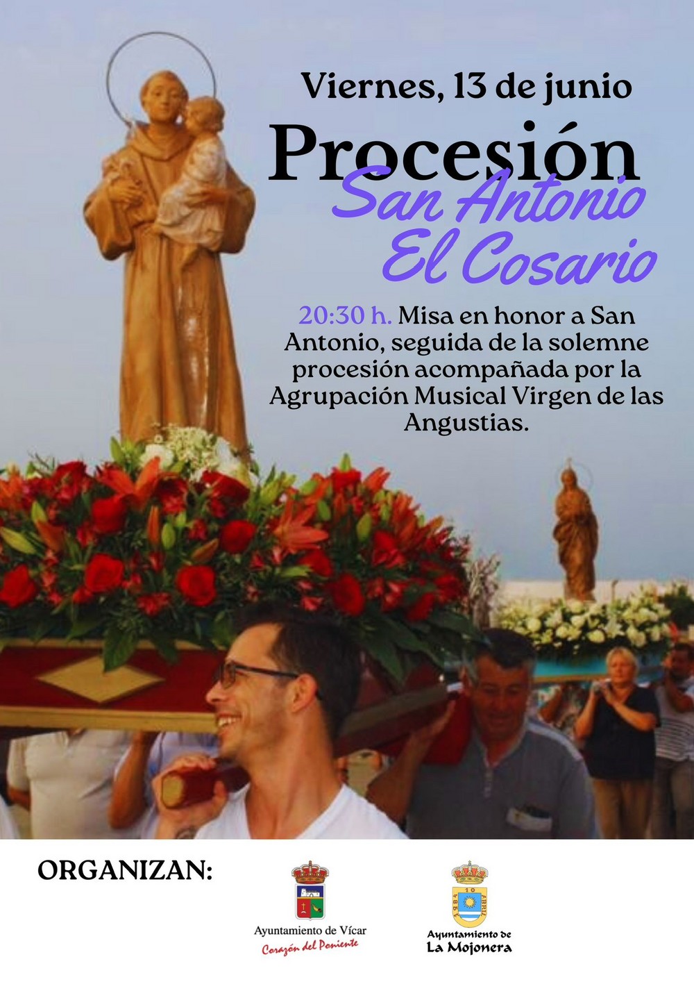 La barriada de El Cosario festeja a su patrón San Antonio de Padua