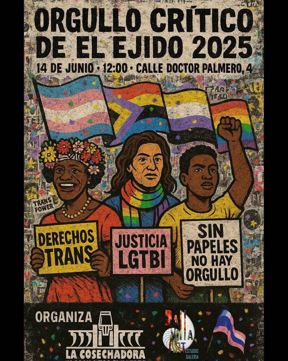 El Orgullo Crítico lleva a El Ejido la lucha por visibilizar el colectivo