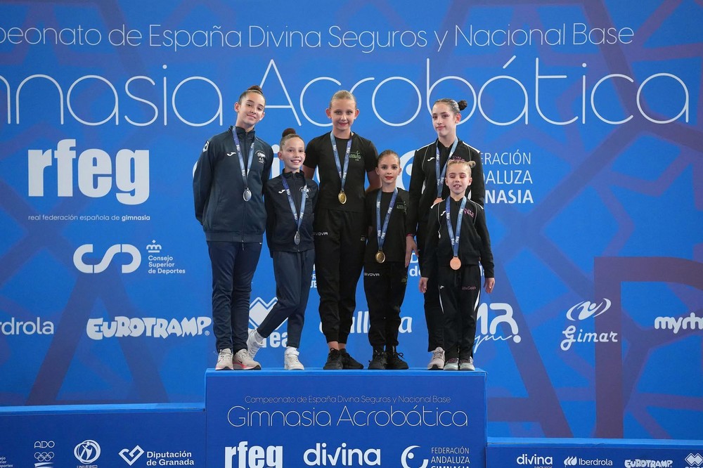 Acrobática El Ejido se cuelga el oro y se proclama campeón de España en alevín absoluto