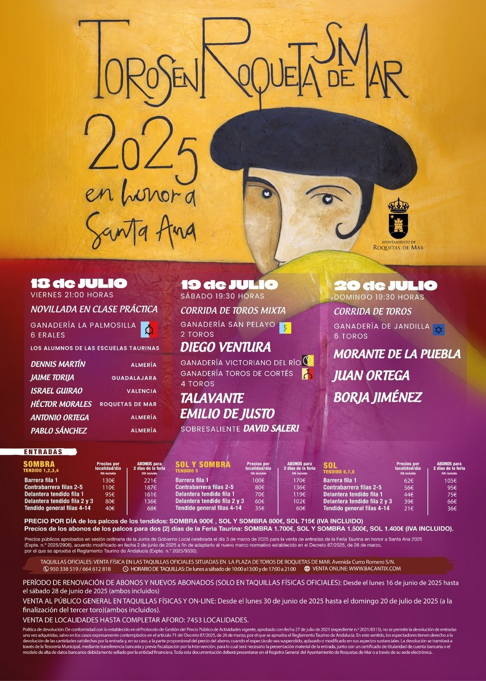 Comienza la renovación y venta de nuevos abonos de la Feria Taurina de Santa Ana 2025