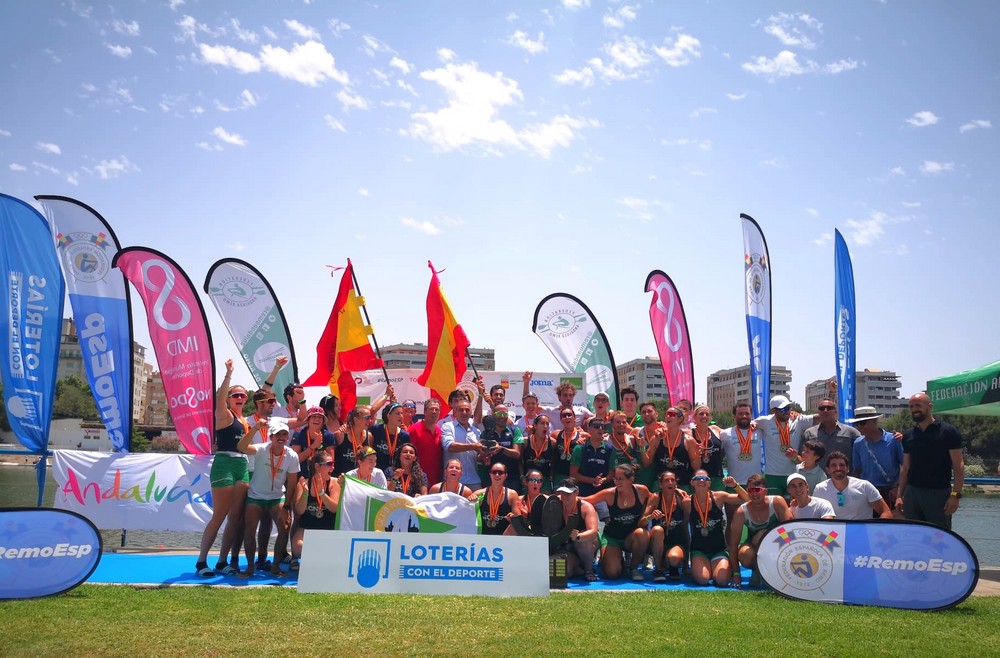Doble bronces para el Club Tiempo Libre El Ejido en el Campeonato de España absoluto de remo olímpico y paralímpico