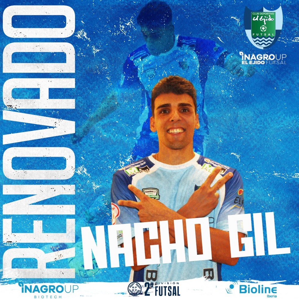 Nacho Gil seguirá una temporada más vistiendo la camiseta del CD El Ejido FS