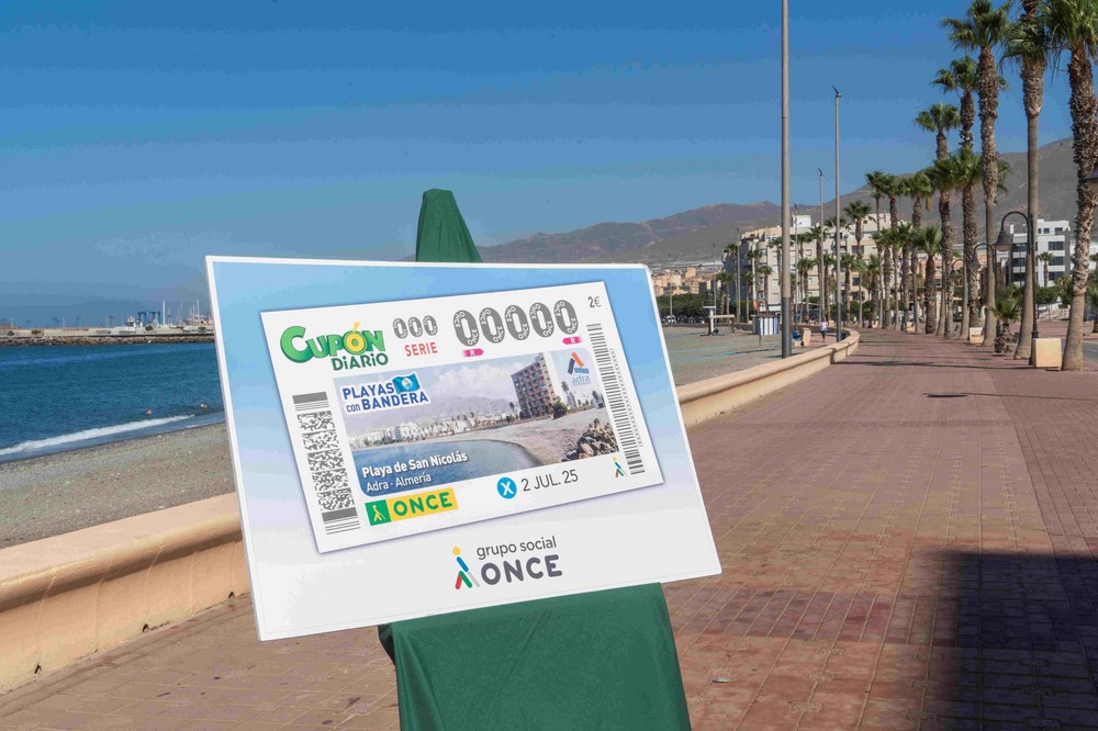 La Playa de San Nicolás protagonista del cupón de la ONCE