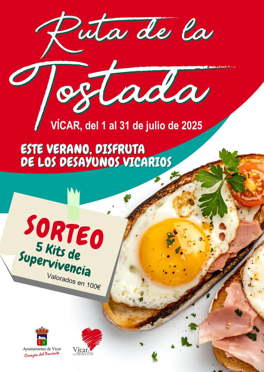 El Ayuntamiento de Vícar organiza la I edición de la Ruta de la Tostada
