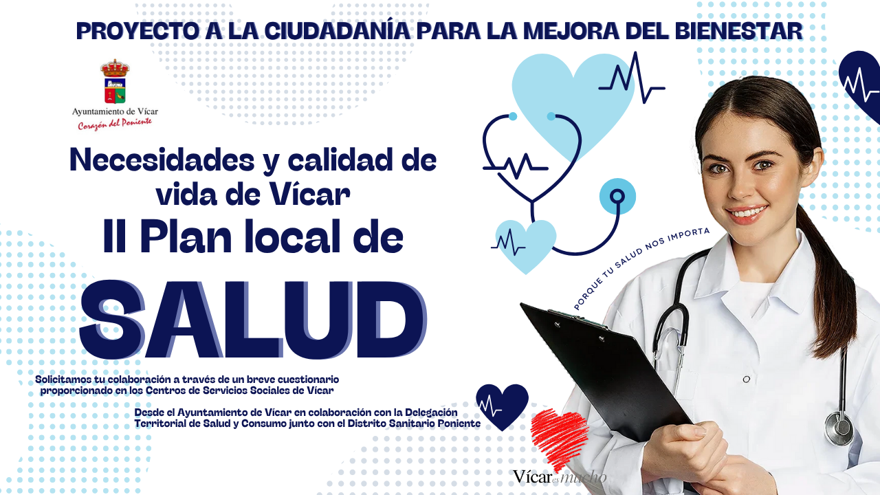 El Ayuntamiento de Vícar y la Unidad de Salud local ponen en marcha un plan de mejora del bienestar