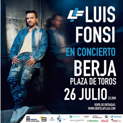 Últimos días para comprar entradas para el concierto de Luis Fonsi en Berja