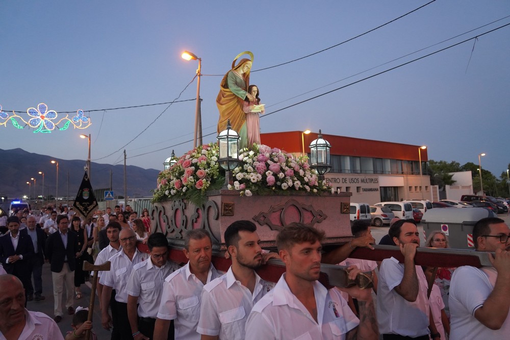 Concluyen las fiestas de Tarambana, Cuatro Vientos y el Campero con la Misa y procesión en honor a Santa Ana