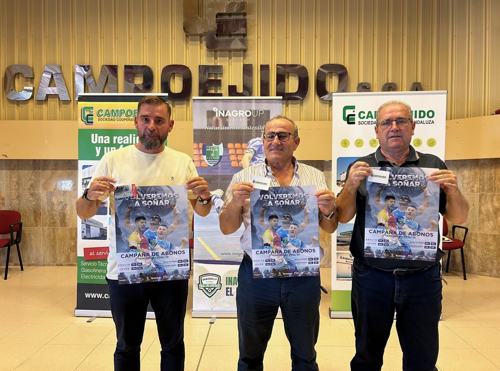'Volveremos a soñar', la nueva campaña de abonos del CD El Ejido Futsal para una temporada que se espera ilusionante
