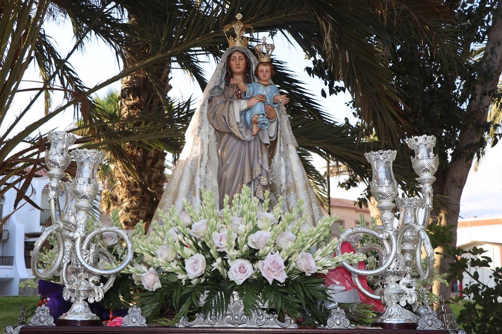 Balerma da el pistoletazo de salida a una intensa semana de fiestas en honor de la Virgen de las Mercedes