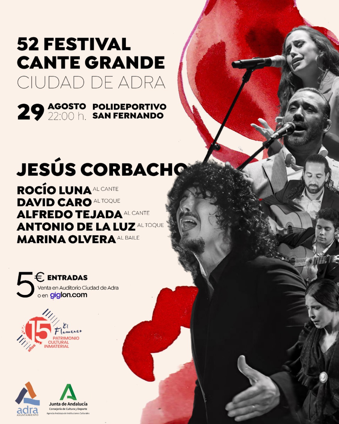Adra calienta motores antes de su Feria y Fiestas con la celebración del 52º Festival de Cante Grande