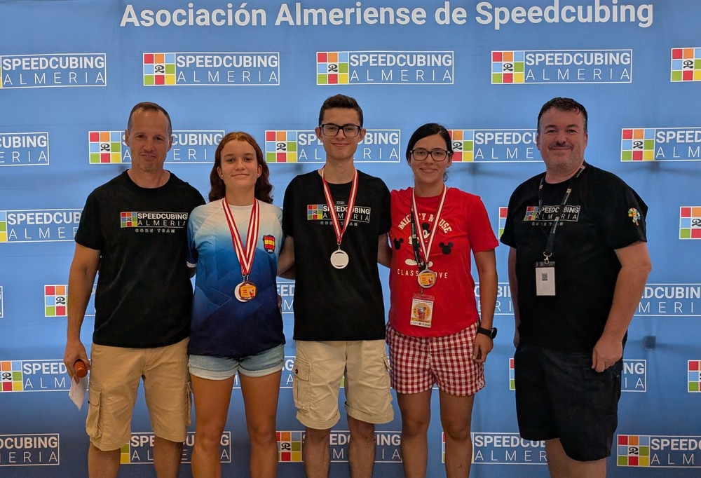 El ejidense Marco Criado, campeón en cubo 2x2 en el III Torneo de Speedcubing Feria de Almería