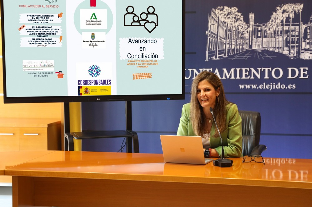 Más de una veintena de familias vulnerables ejidenses se benefician del programa ‘Avanzando en Conciliación’