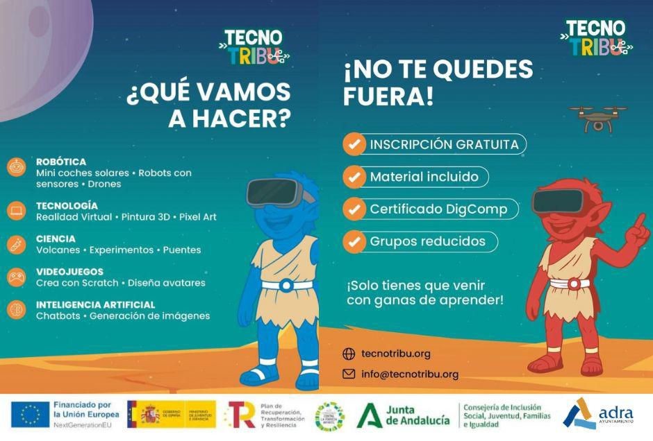 Últimos días para inscribirse en ‘TecnoTribu’ que se celebrará en Adra de 1 al 5 de septiembre